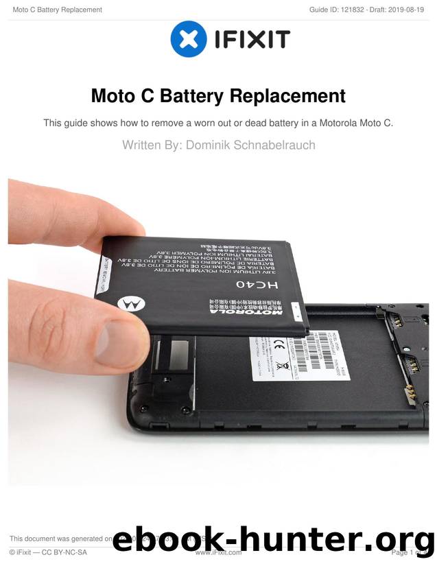 Moto C Battery Replacement by Unknown