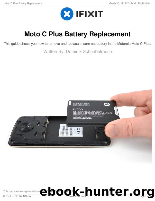 Moto C Plus Battery Replacement by Unknown