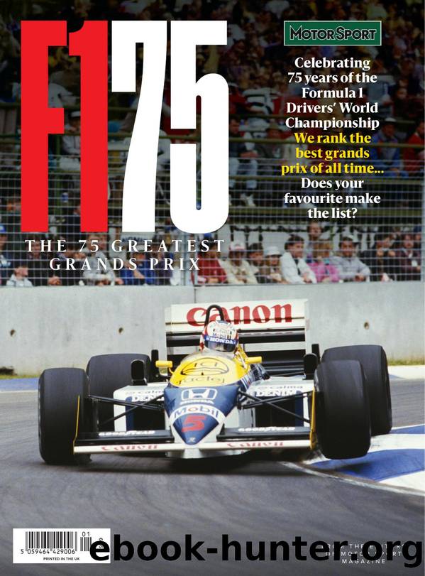 Motor Sport 2025 The 75 Greatest Grands Prix by Unknown