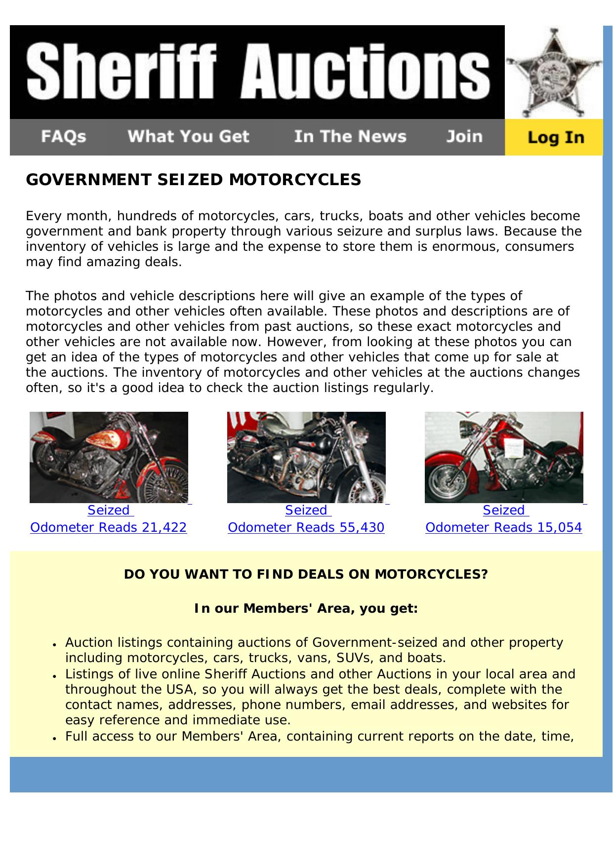 Motorcycle Auctions. by Best of Kuszter's Collection