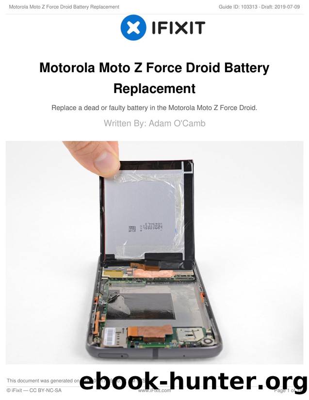 Motorola Moto Z Force Droid Battery Replacement by Unknown