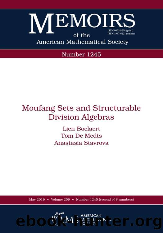 Moufang Sets and Structurable Division Algebras by Lien Boelaert; Tom De Medts; Anastasia Stavrova