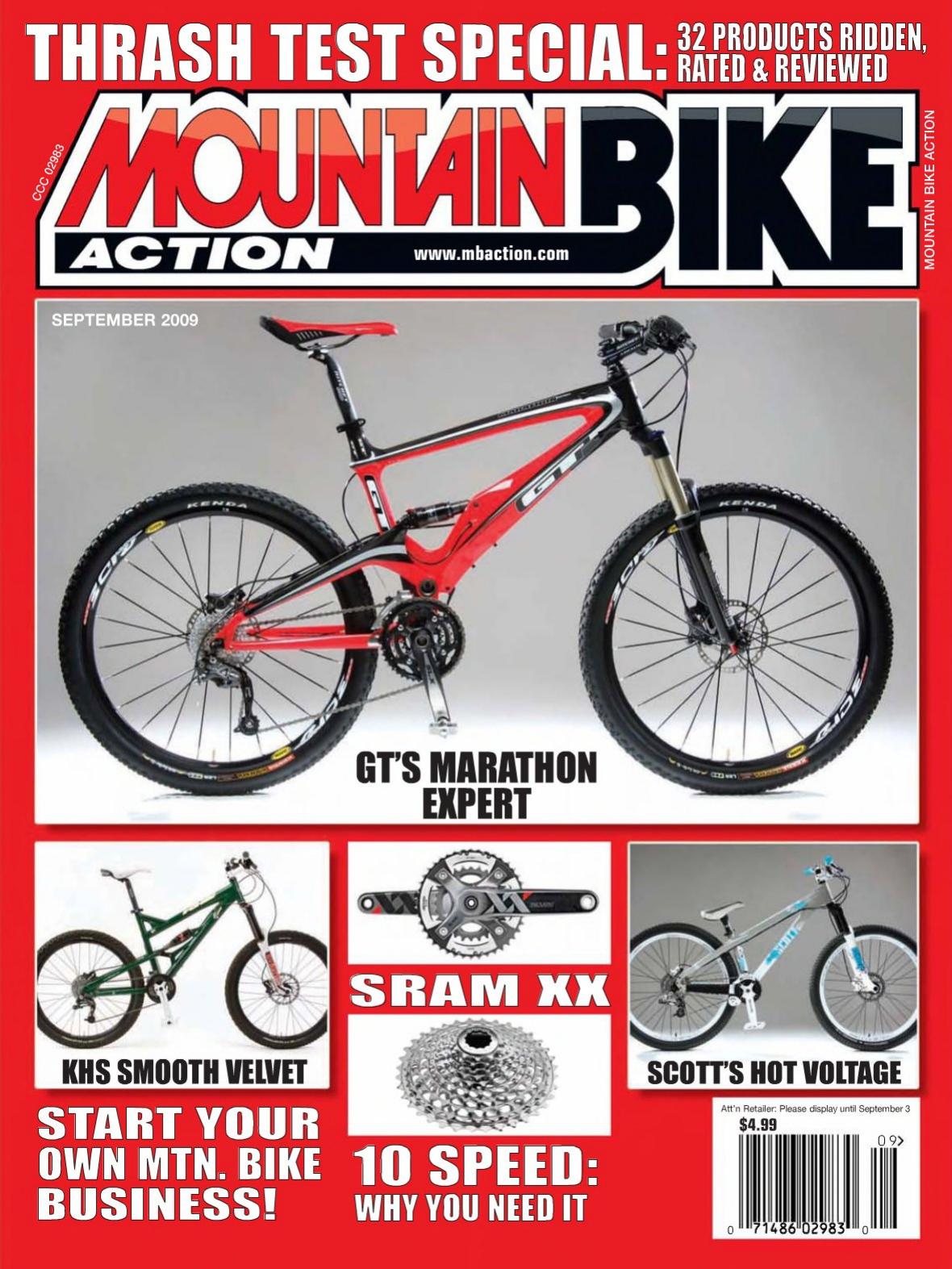 Mountain Bike Action by Unknown