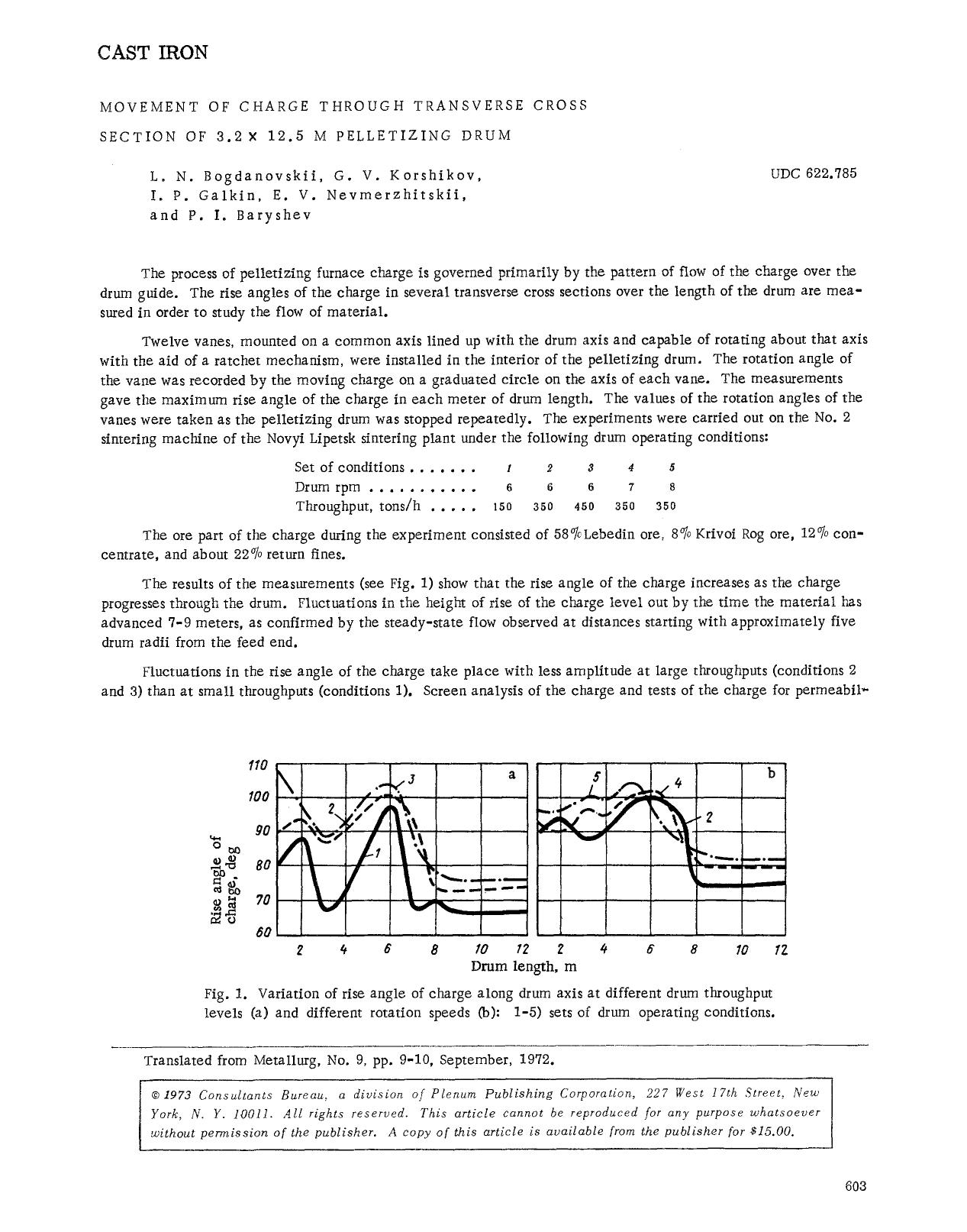 Movement of charge through transverse cross section of 3.2×12.5 M pelletizing drum by Unknown