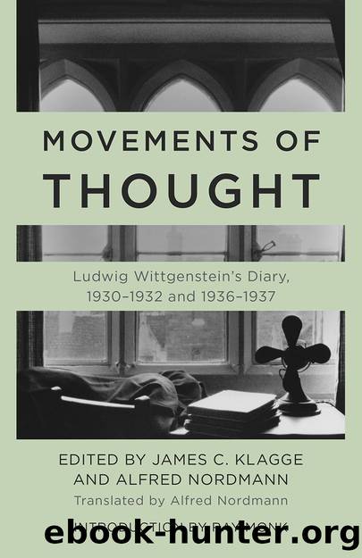 Movements of Thought by Ludwig Wittgenstein;James C. Klagge;Alfred Nordmann;