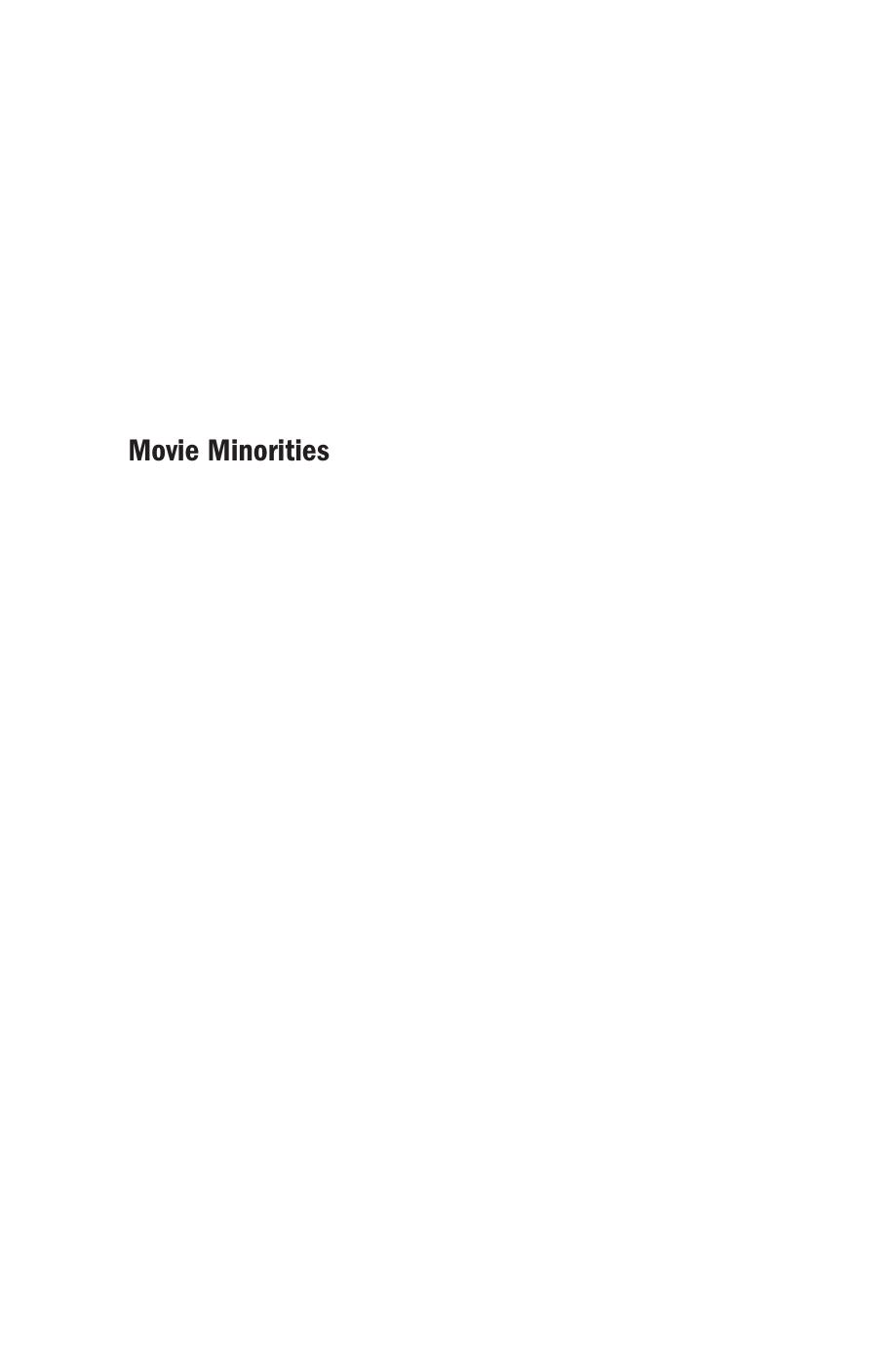 Movie Minorities: Transnational Rights Advocacy and South Korean Cinema by Hye Seung Chung David Scott Diffrient