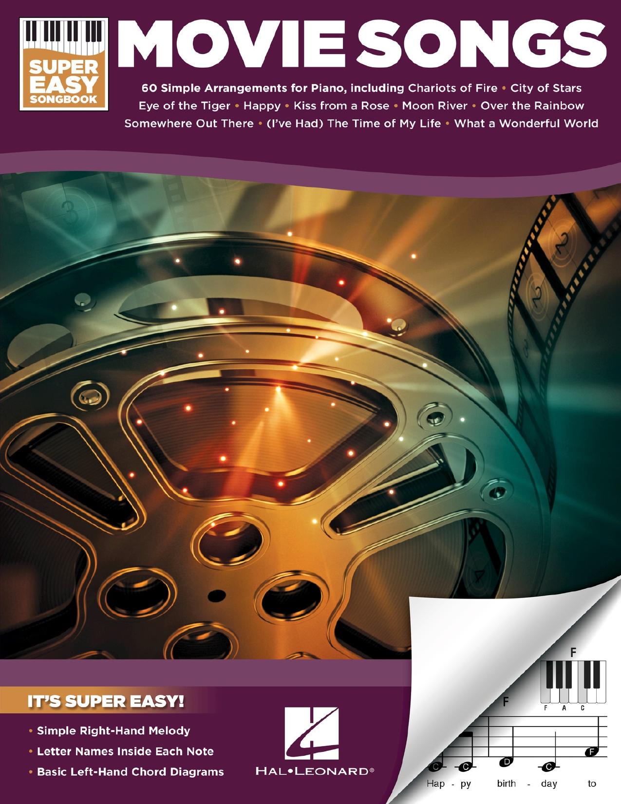 Movie Songs--Super Easy Songbook by Hal Leonard Corp