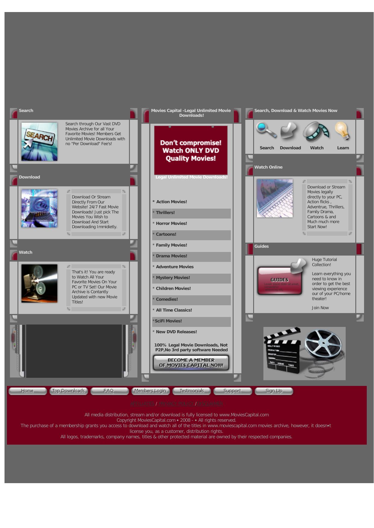 MoviesCapital.com - Legal Movie Downloads Site!!!! Amazing Conversions. by Best of Kuszter's Collection