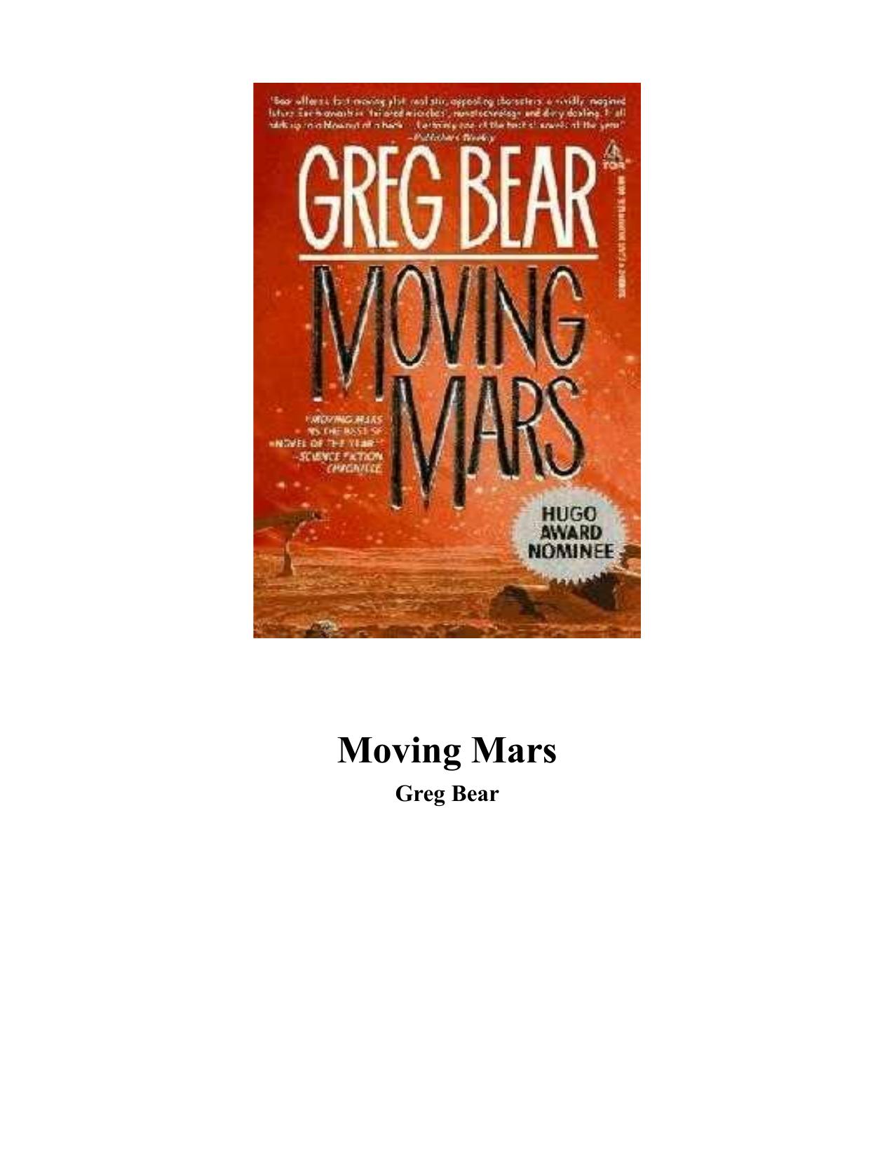 Moving Mars: A Novel by Greg Bear