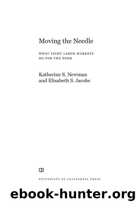 Moving the Needle by Katherine S. Newman