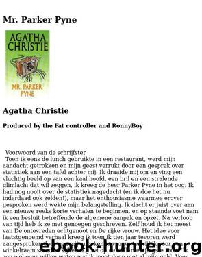 Mr Parker Pyne by Agatha Christie