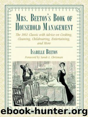 Mrs. Beeton's Book of Household Management by Isabella Beeton
