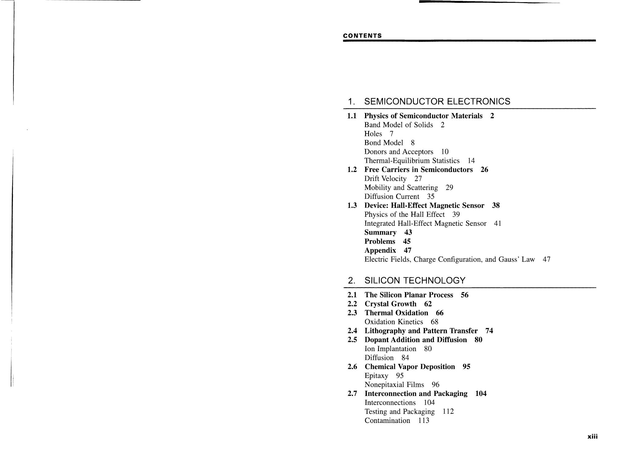 Muller, Theodore I. Kamins, Mansun Chan by Device Electronics for Integrated Circuits 3rd Ed. (2003)