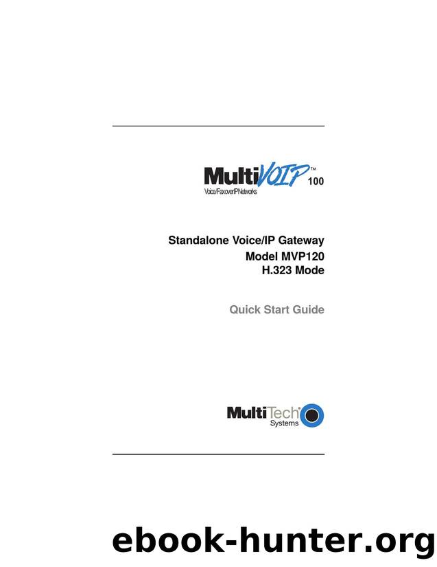 MultiVOIP 100 Quick Start Guide by DAR