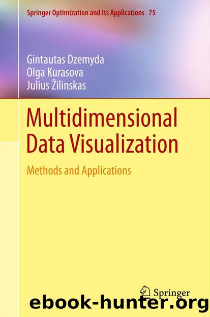 Multidimensional Data Visualization by Gintautas Dzemyda Olga Kurasova & Julius Žilinskas