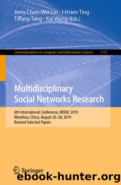 Multidisciplinary Social Networks Research by Unknown
