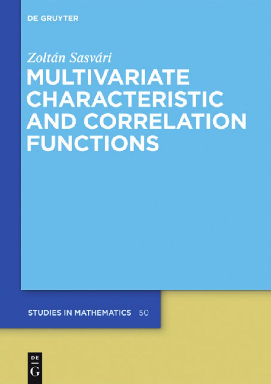 Multivariate Characteristic and Correlation Functions by Sasvari Z