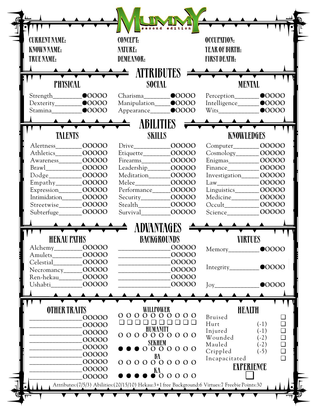 Mummy Sheet by Chris McDonough