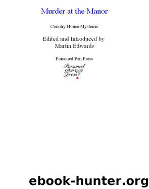 Murder at the Manor by Martin Edwards