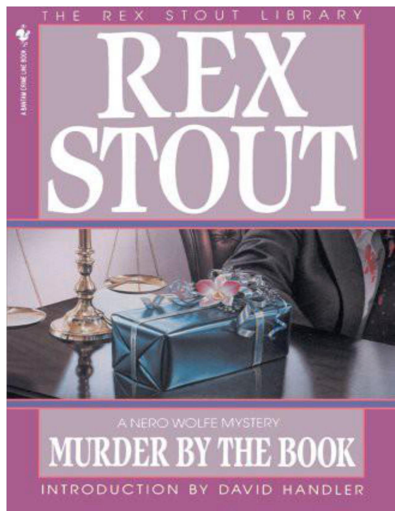 Murder by the Book by Rex Stout