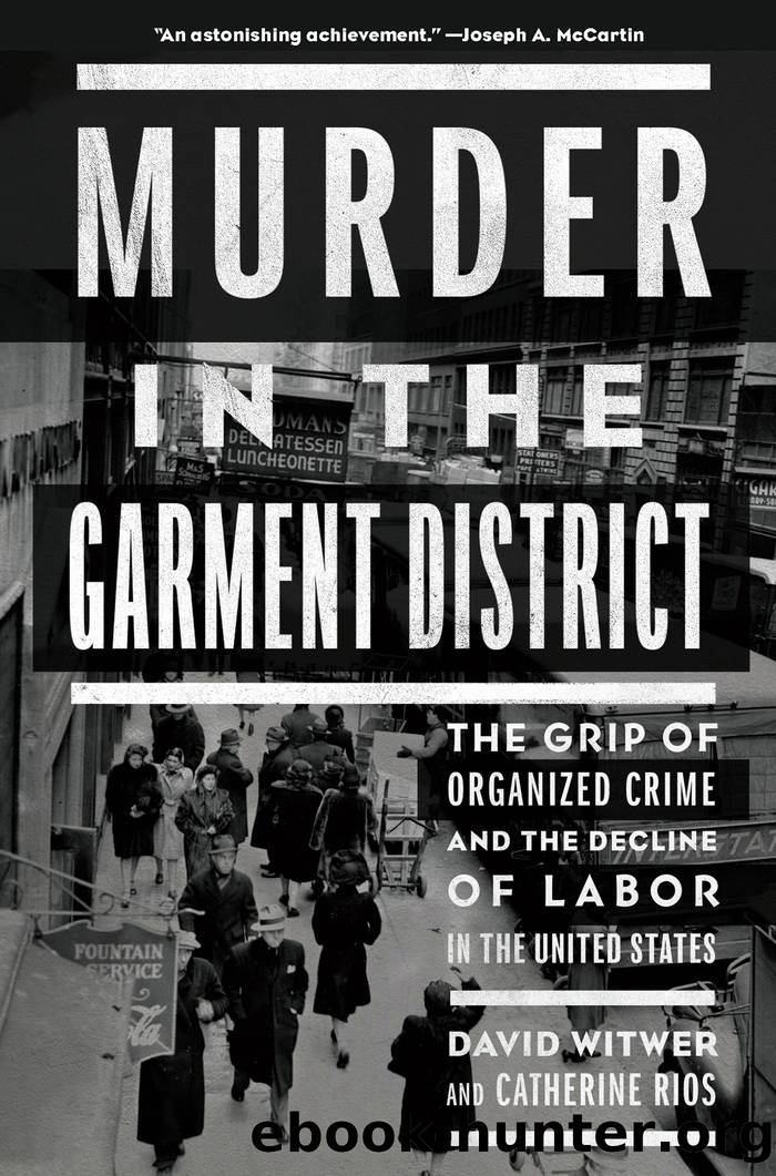 Murder in the Garment District by David Witwer