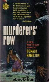 Murderer's Row by Hamilton Donald