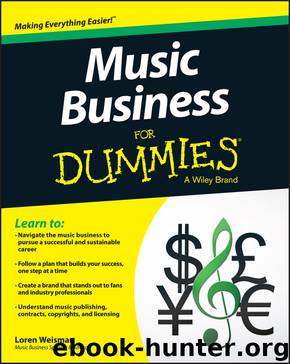 Music Business For Dummies by Weisman Loren