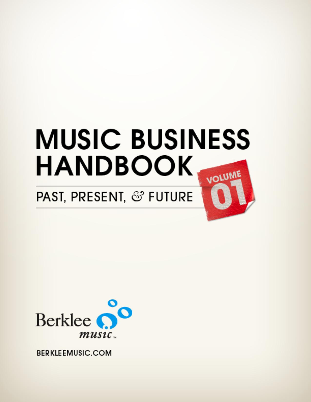 Music Business Handbook-Past, Present & Future by Unknown