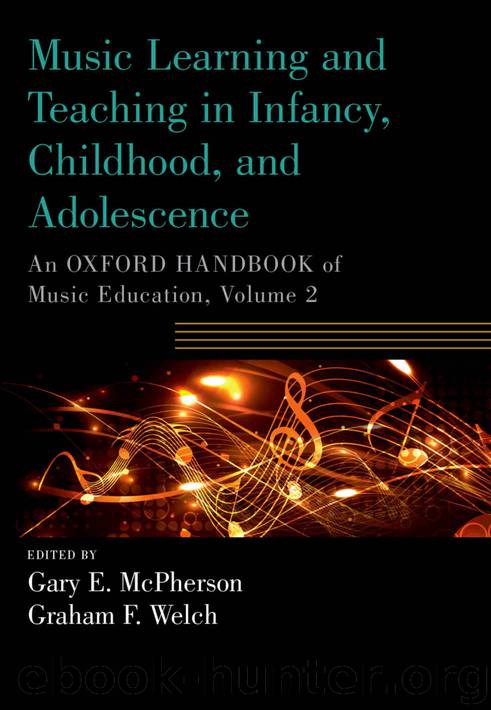 Music Learning and Teaching in Infancy, Childhood, and Adolescence (Oxford Handbooks) by Gary E. McPherson & Graham F. Welch