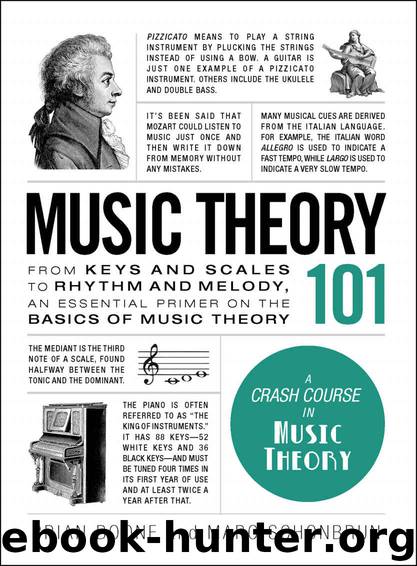 Music Theory 101: From keys and scales to rhythm and melody, an essential primer on the basics of music theory (Adams 101) by Brian Boone & Marc Schonbrun