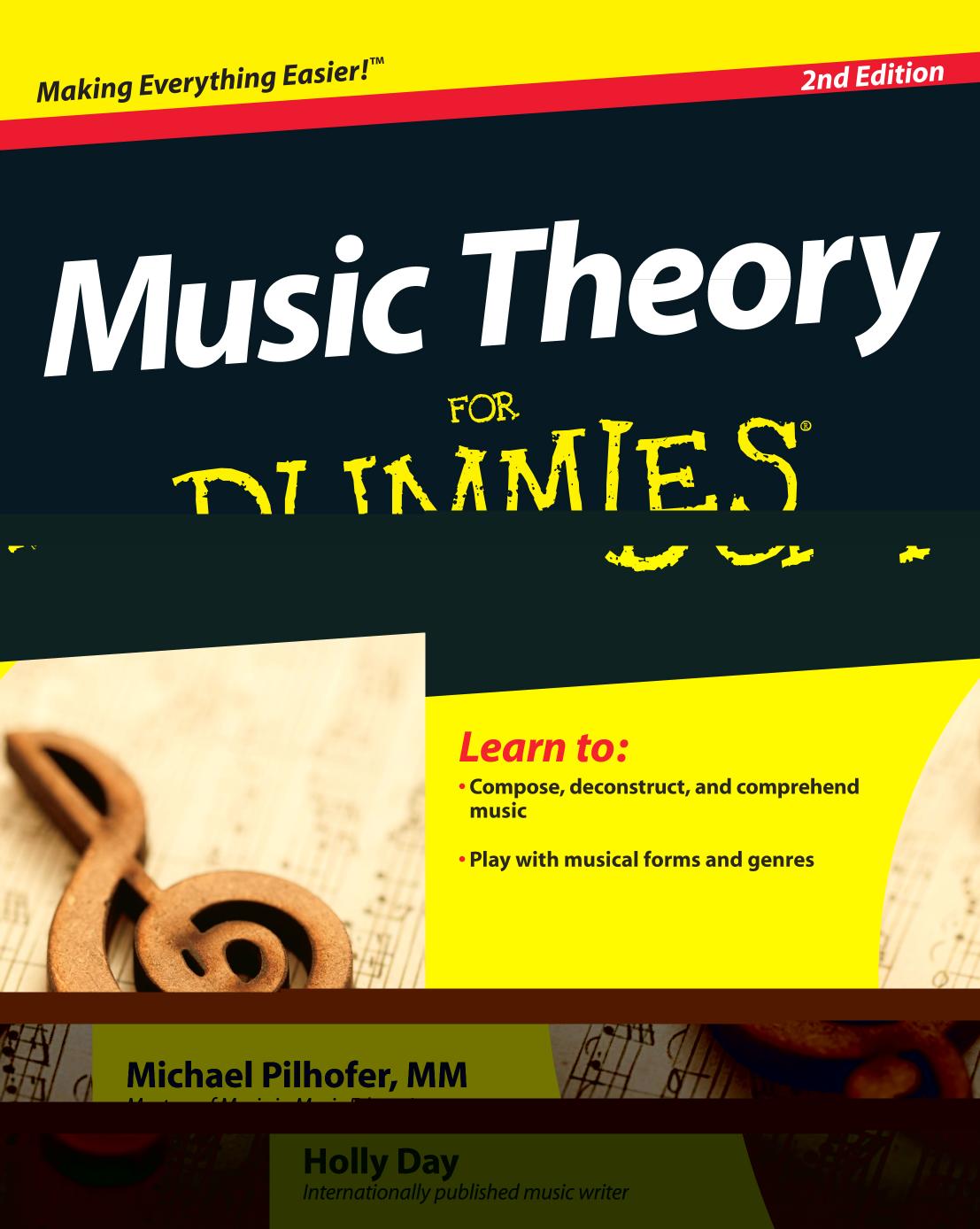 Music Theory for Dummies by Pilhofer Michael. Day Holly