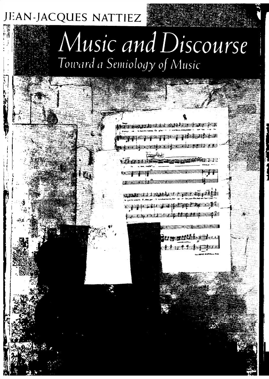 Music and Discourse by Jean-Jacques Nattiez