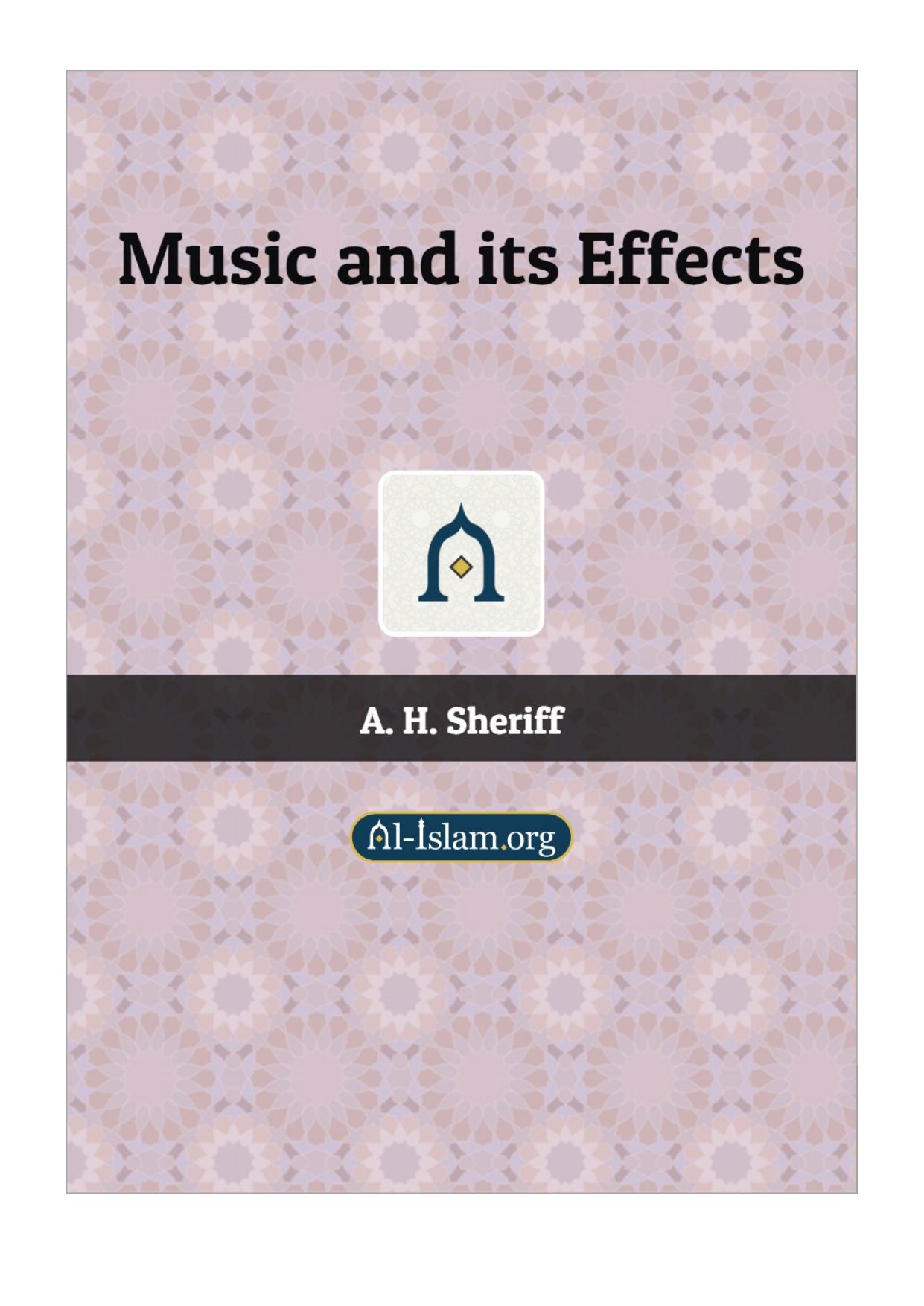 Music and Its Effects by A. H. Sheriff