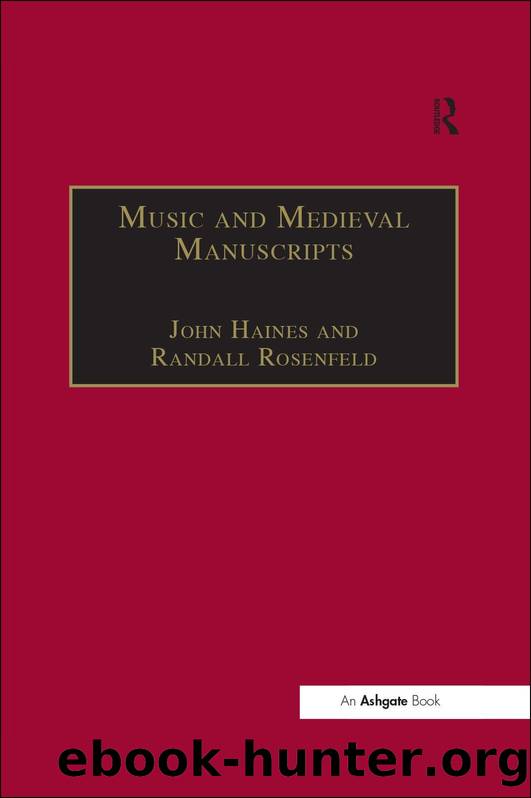Music and Medieval Manuscripts by Randall Rosenfeld