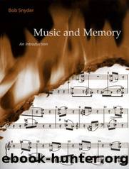Music and Memory - An Introduction by R. Snyder (MIT) WW