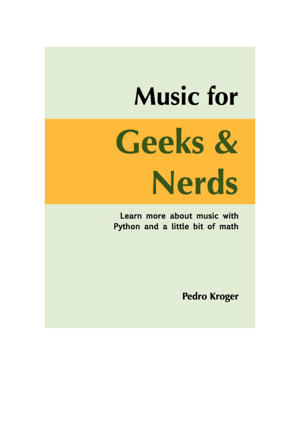 Music for geeks and nerds by Pedro Kroger