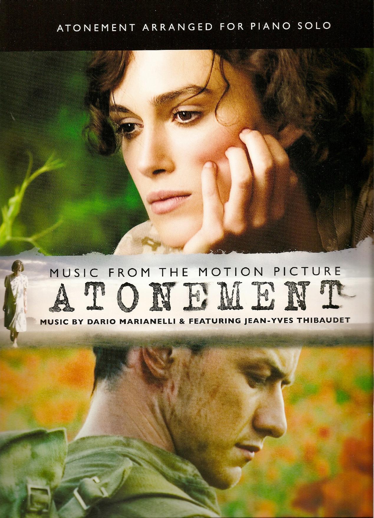 Music from the motion picture Atonement. Arranged for piano solo by Dario Marianelli