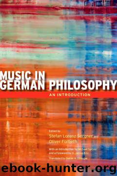 Music in German Philosophy: An Introduction by Stefan Lorenz Sorgner