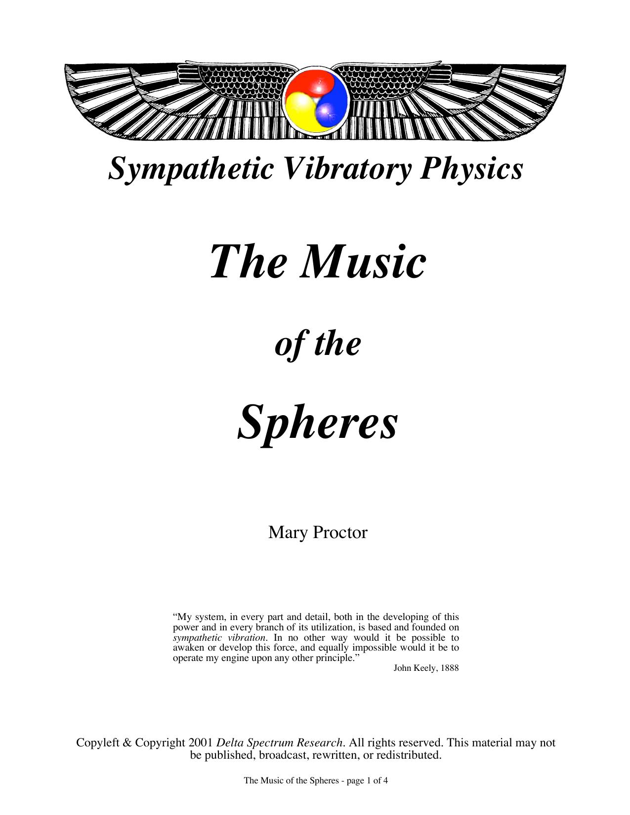 Music of the Spheres RSG by Unknown