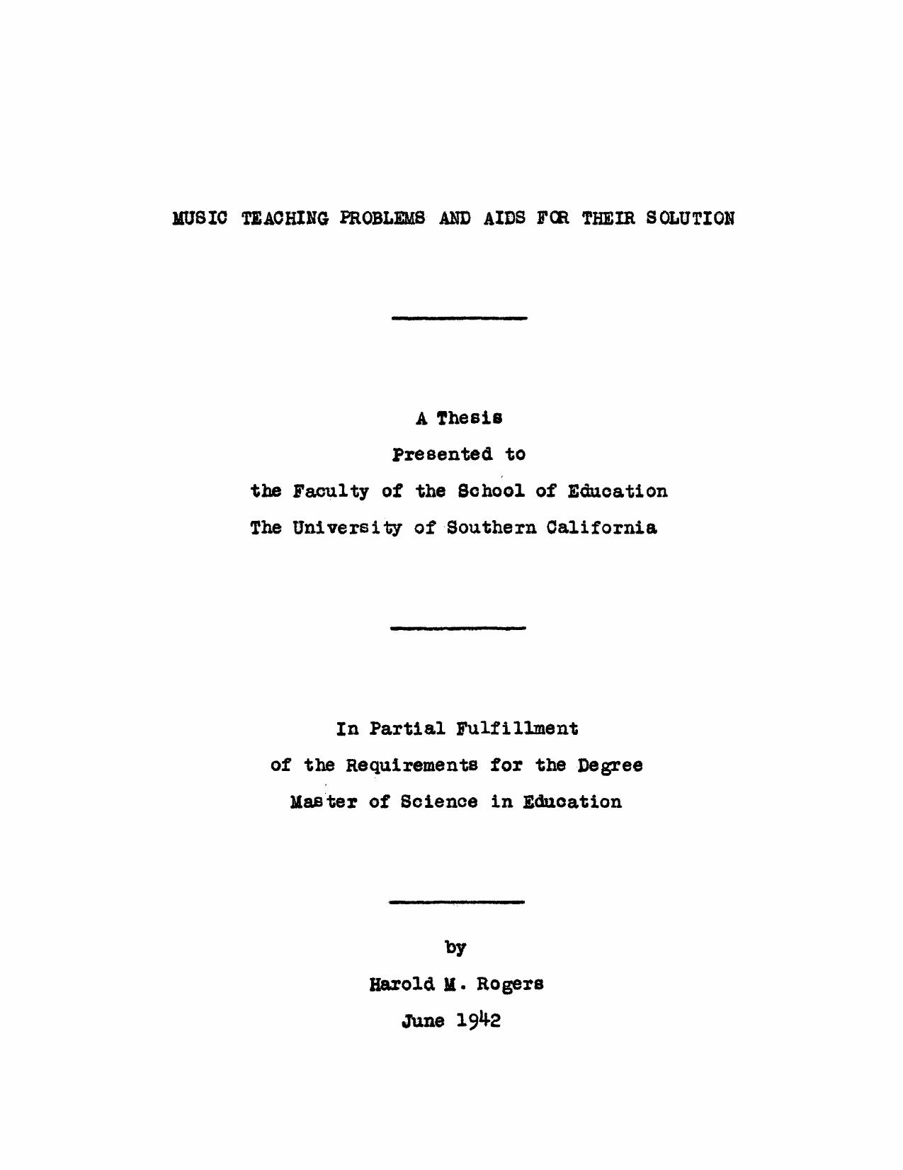 Music teaching problems and aids for their solution by Rogers Harold Madison