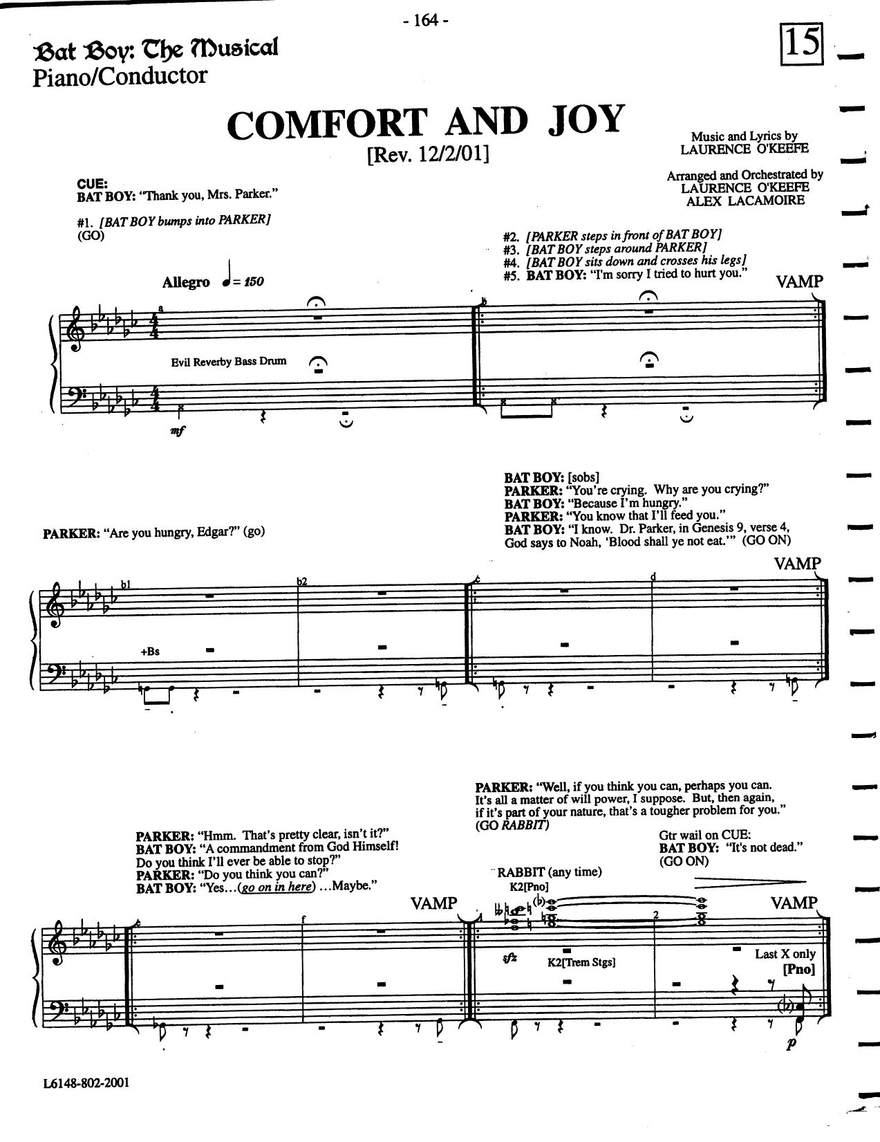 Musical - Bat Boy by Comfort & Joy