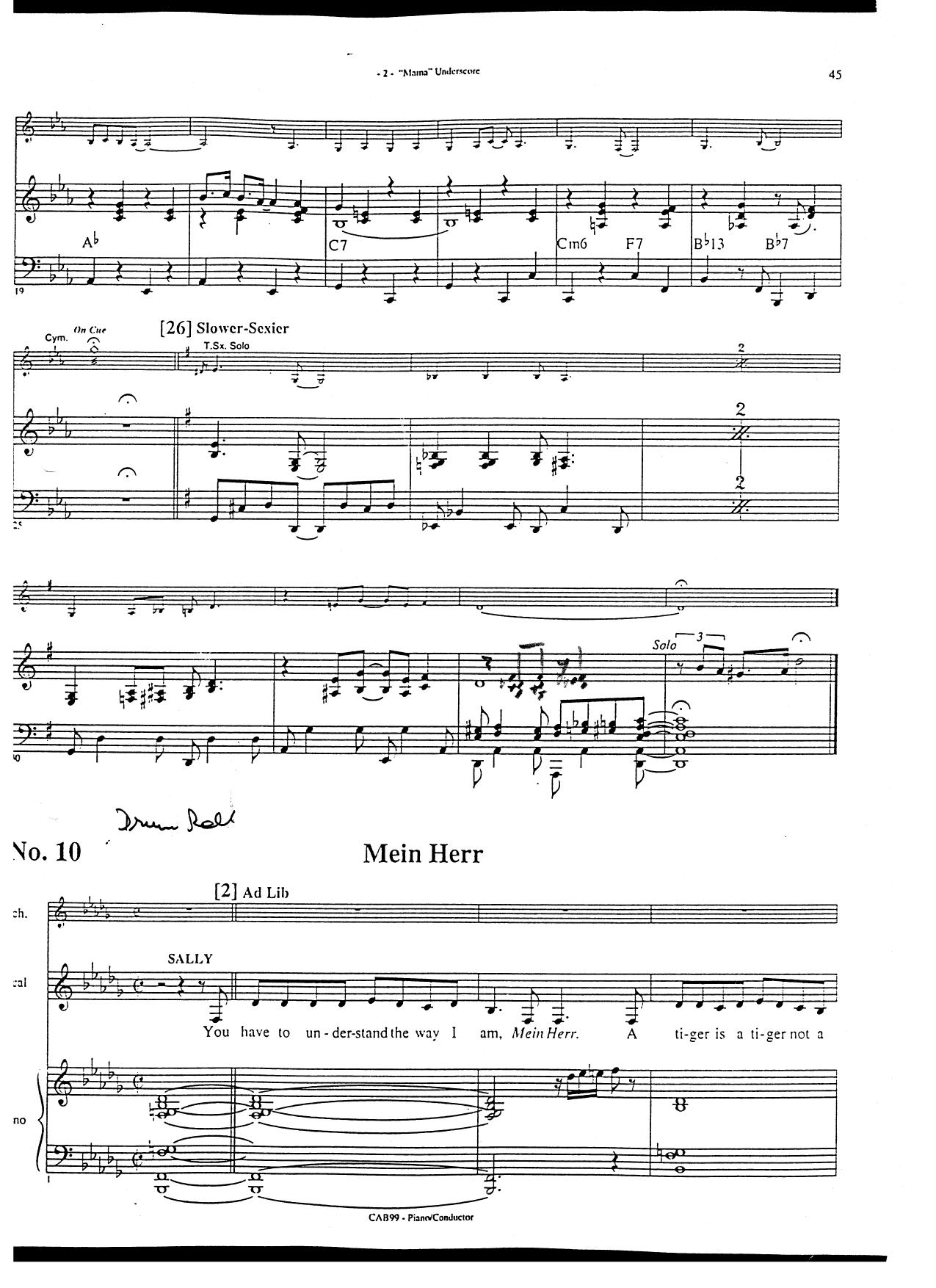 Musical - Cabaret by Stephan Huck