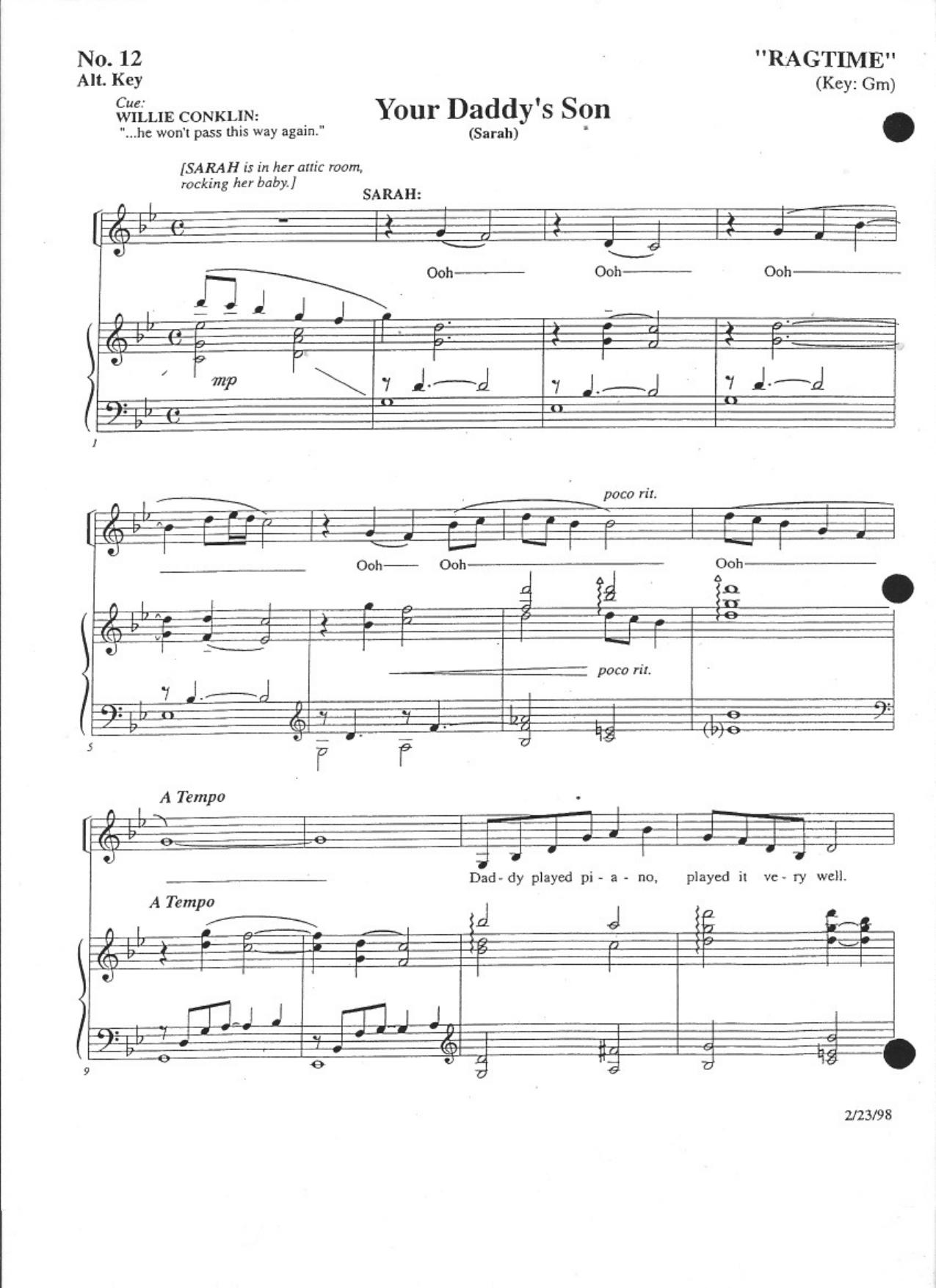 Musical - Ragtime by Stephan Huck