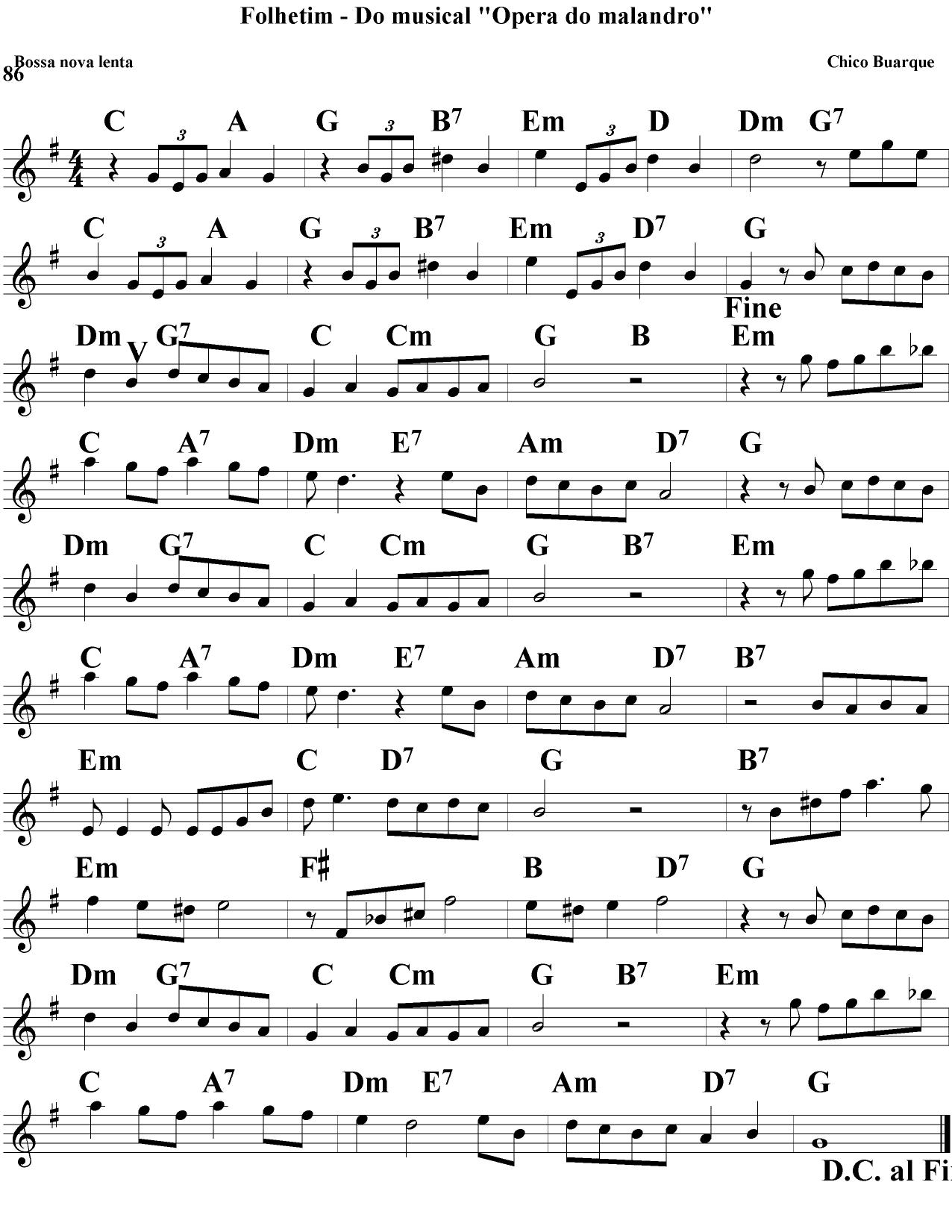 Musical by Ópera do malandro (Chico Buarque). 2