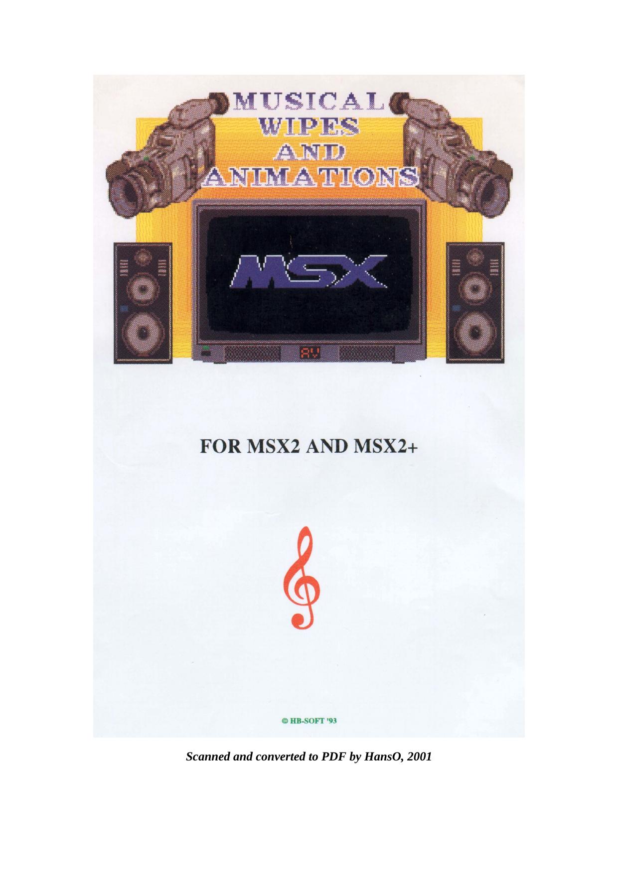 Musical wipes and animation by Hans Otten