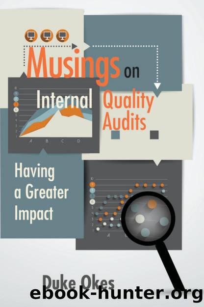 Musings on Internal Quality Audits : Having a Greater Impact by Duke Okes