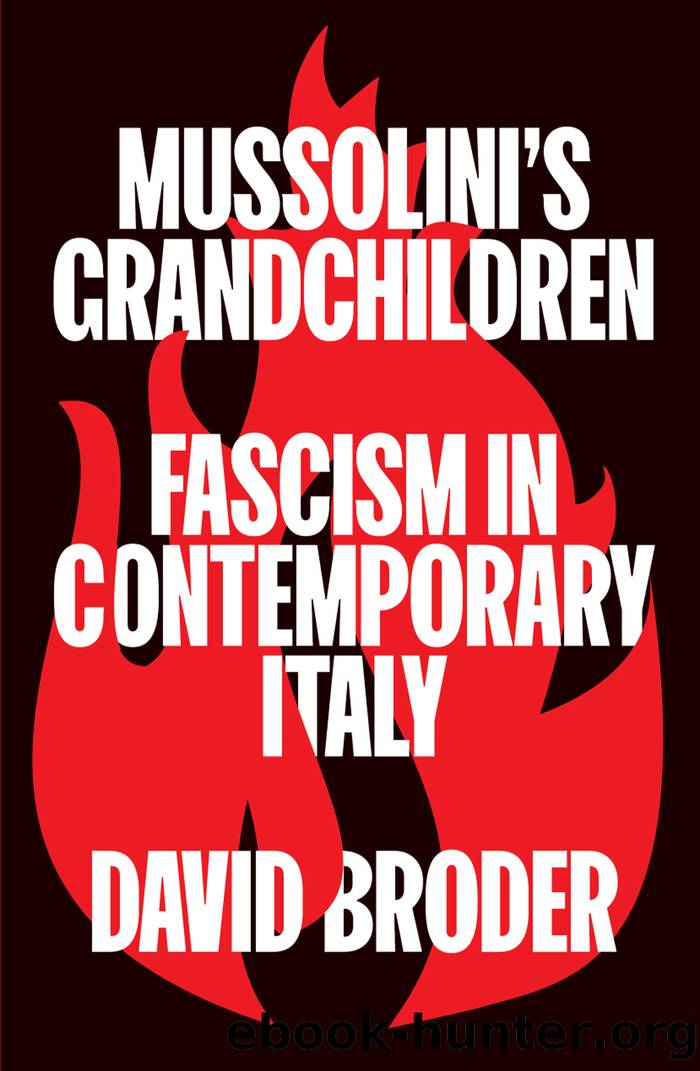 Mussolini's Grandchildren by Broder David;