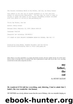 My Father the Cat by Henry Slesar