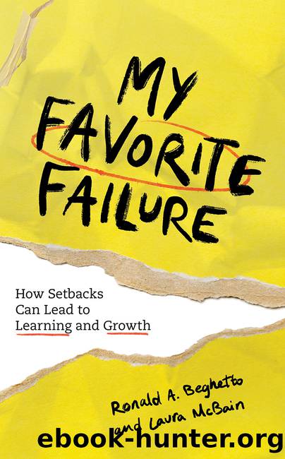 My Favorite Failure by Ronald A. Beghetto & Laura McBain