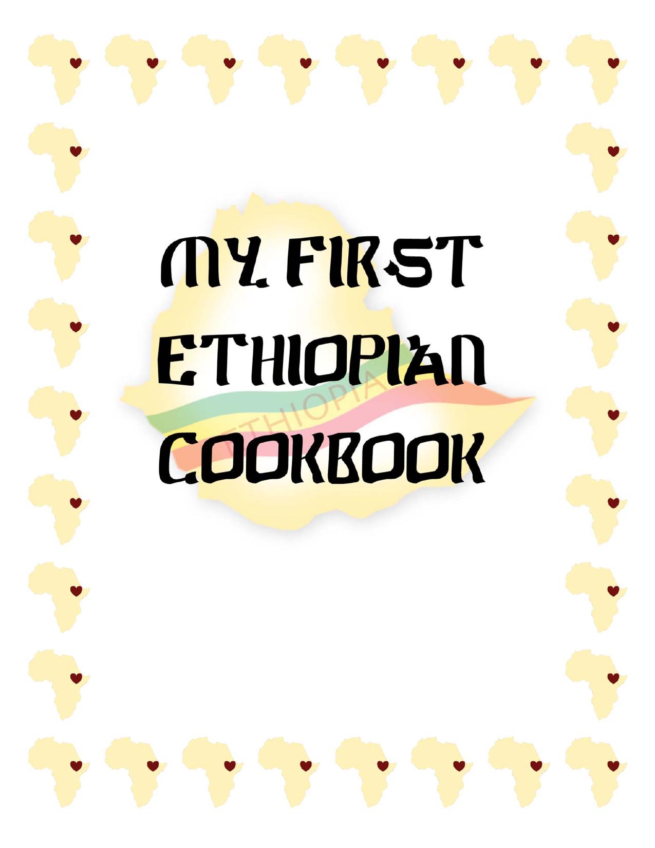 My First Ethiopian Cookbook by Jon Motsinger